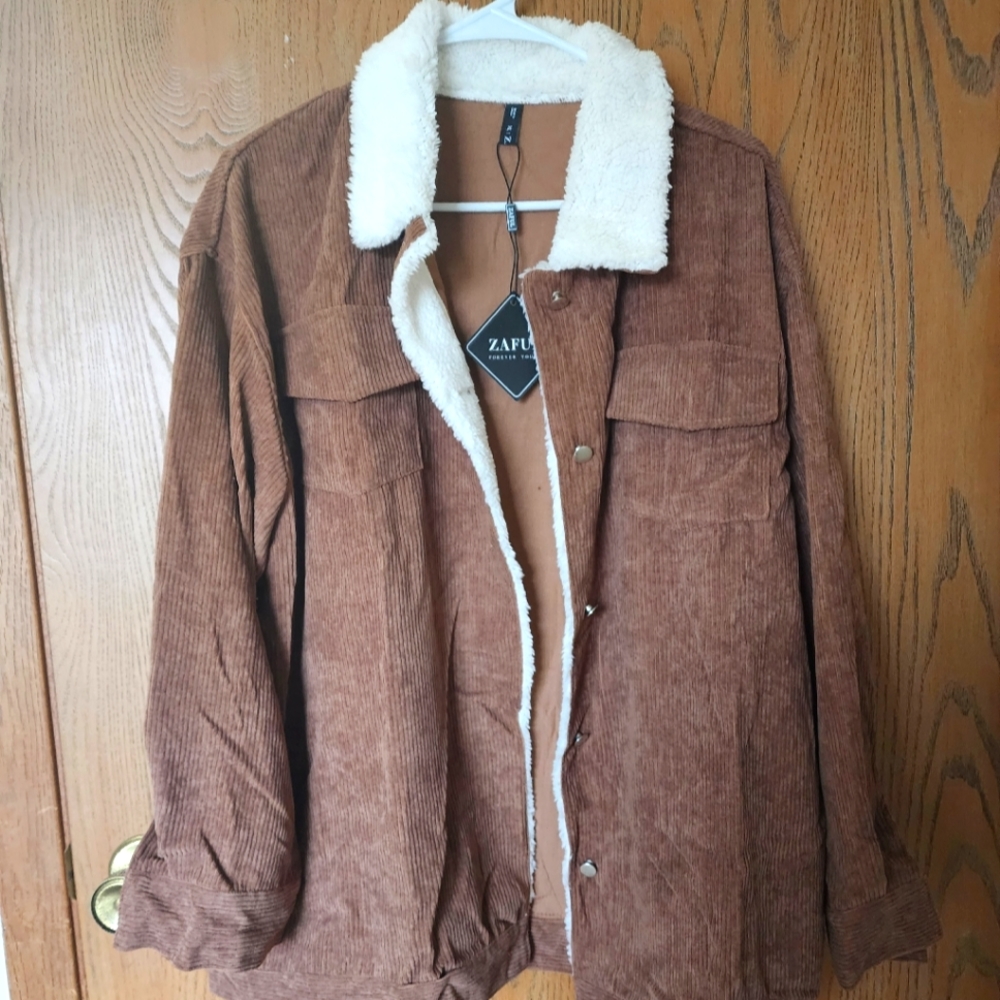 XL Brown fur jacket
